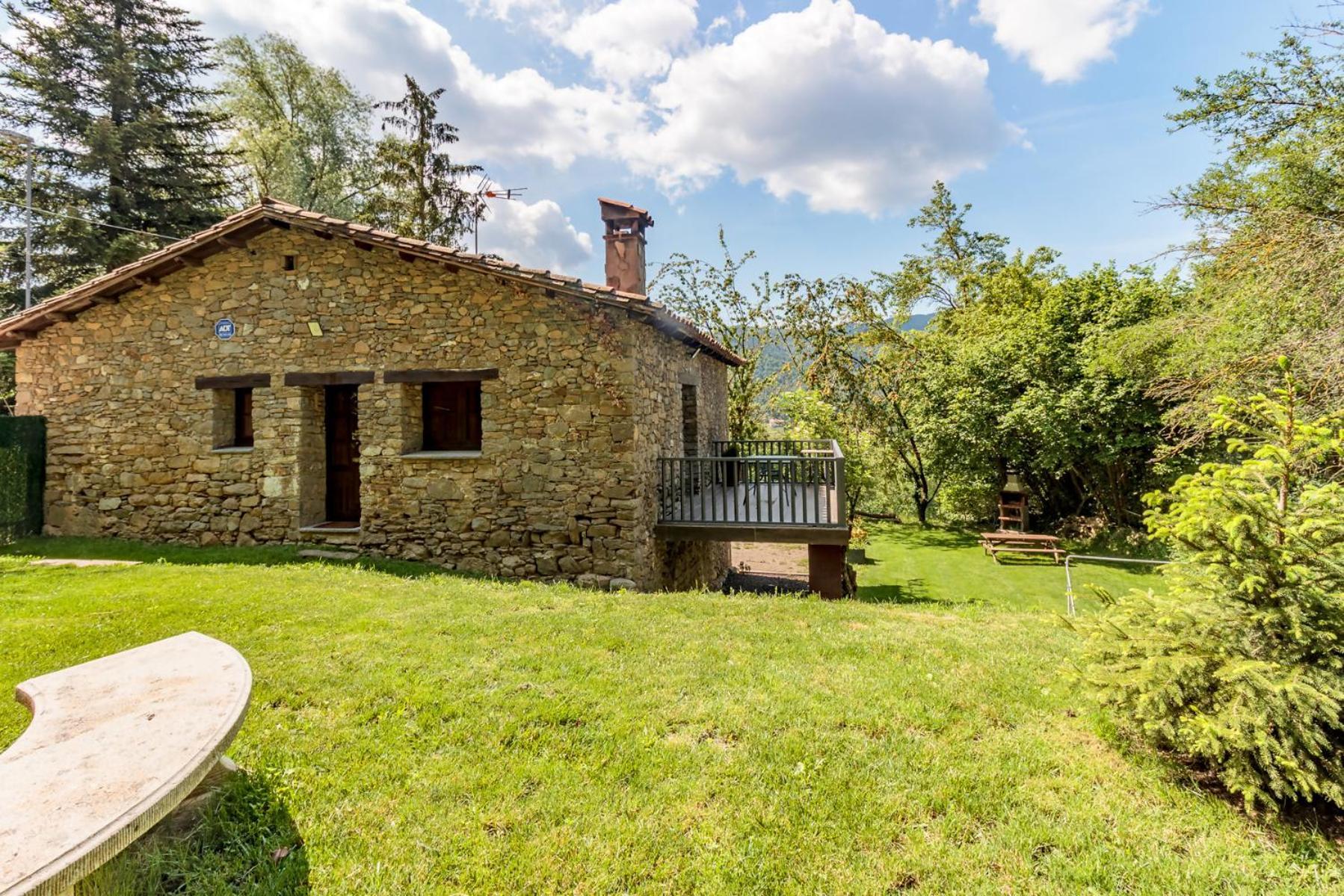 Villa M De Puigsec Mas Rural Al Ripolles Gerona Exterior foto